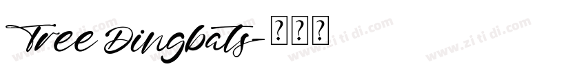 Tree Dingbats字体转换
